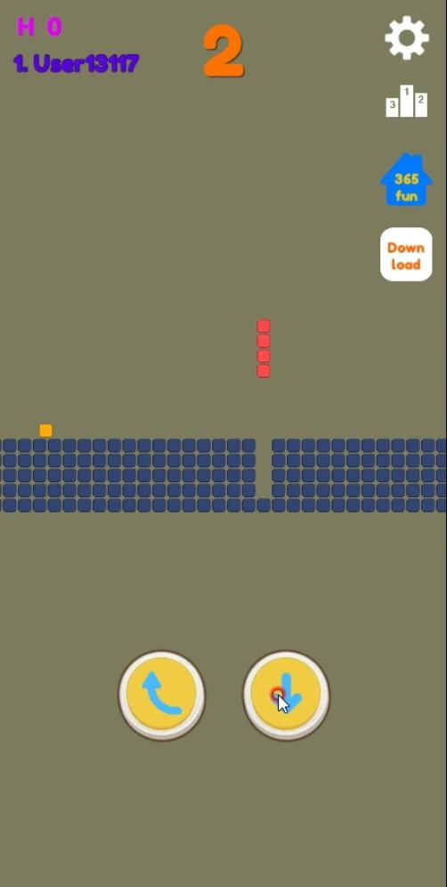 Screen z gry Tetris Rush na telefonie