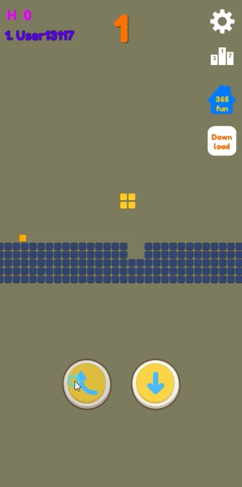 Screen z gry Tetris Rush na telefonie